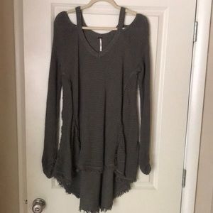 Free People Army Green Tunic